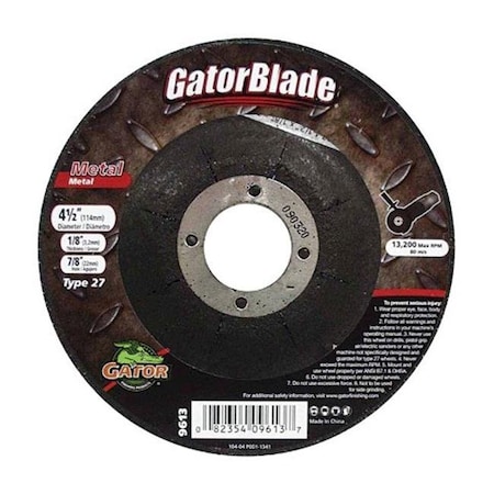 Clean All 9613 4.5 x 0.12 x 0.88 in. Grinding Wheel CL705490